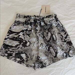 Superdown Snake Print Shorts size XS